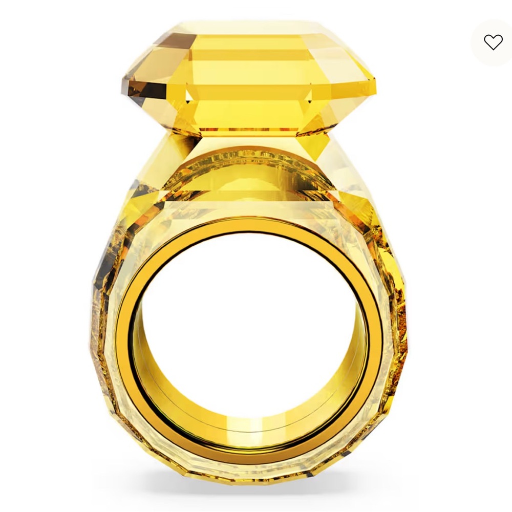 Atelier Swarovski Lucent cocktail ring
Octagon cut, Yellow - Picture 7 of 14